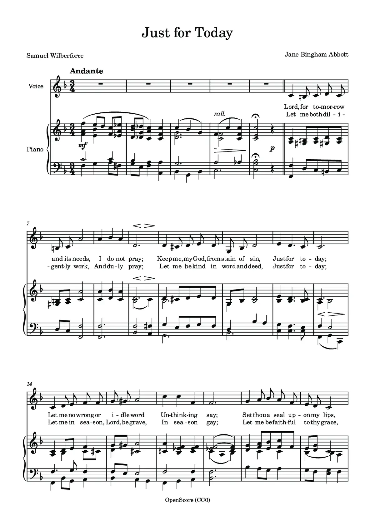 Just for Today - Page 1