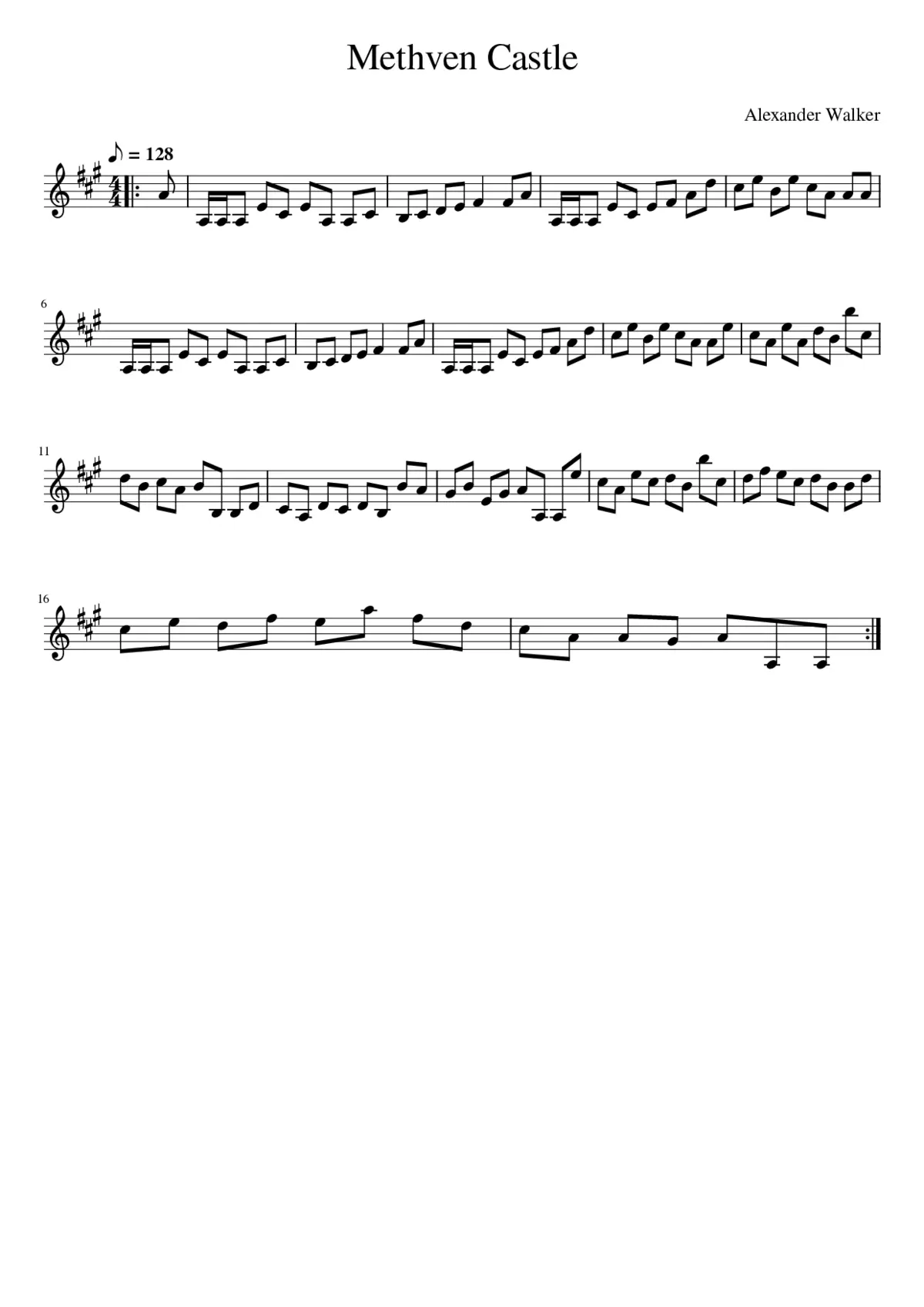 Methven Castle - Page 1