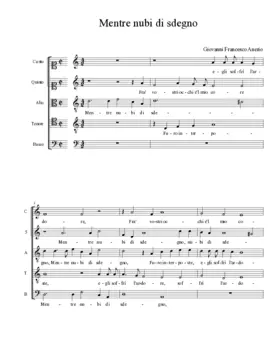 Mentre nubi di sdegno