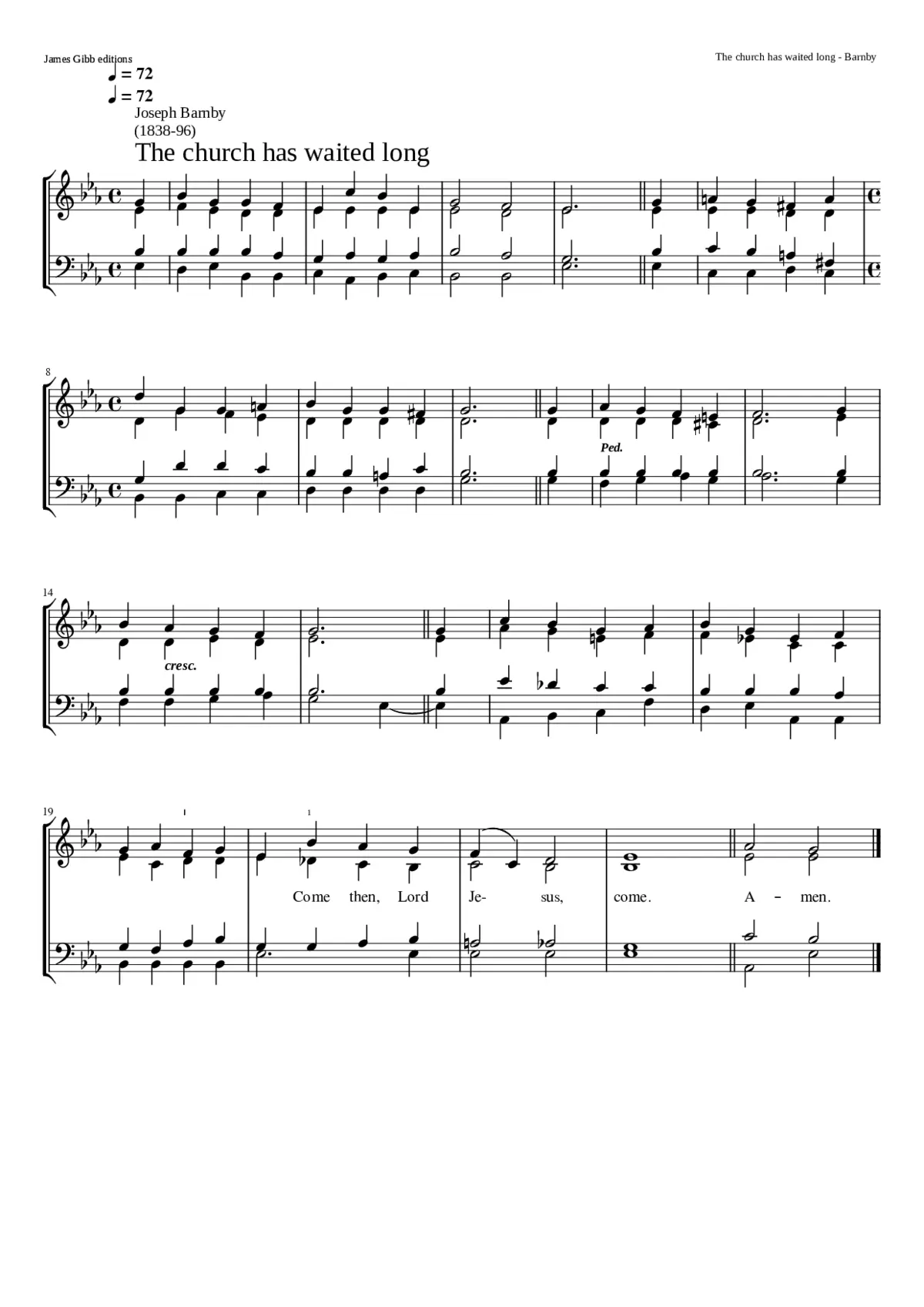 The church has waited long - Page 1