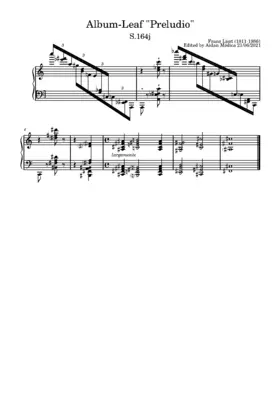 Album-Leaf 'Paris Preludio', S.164j