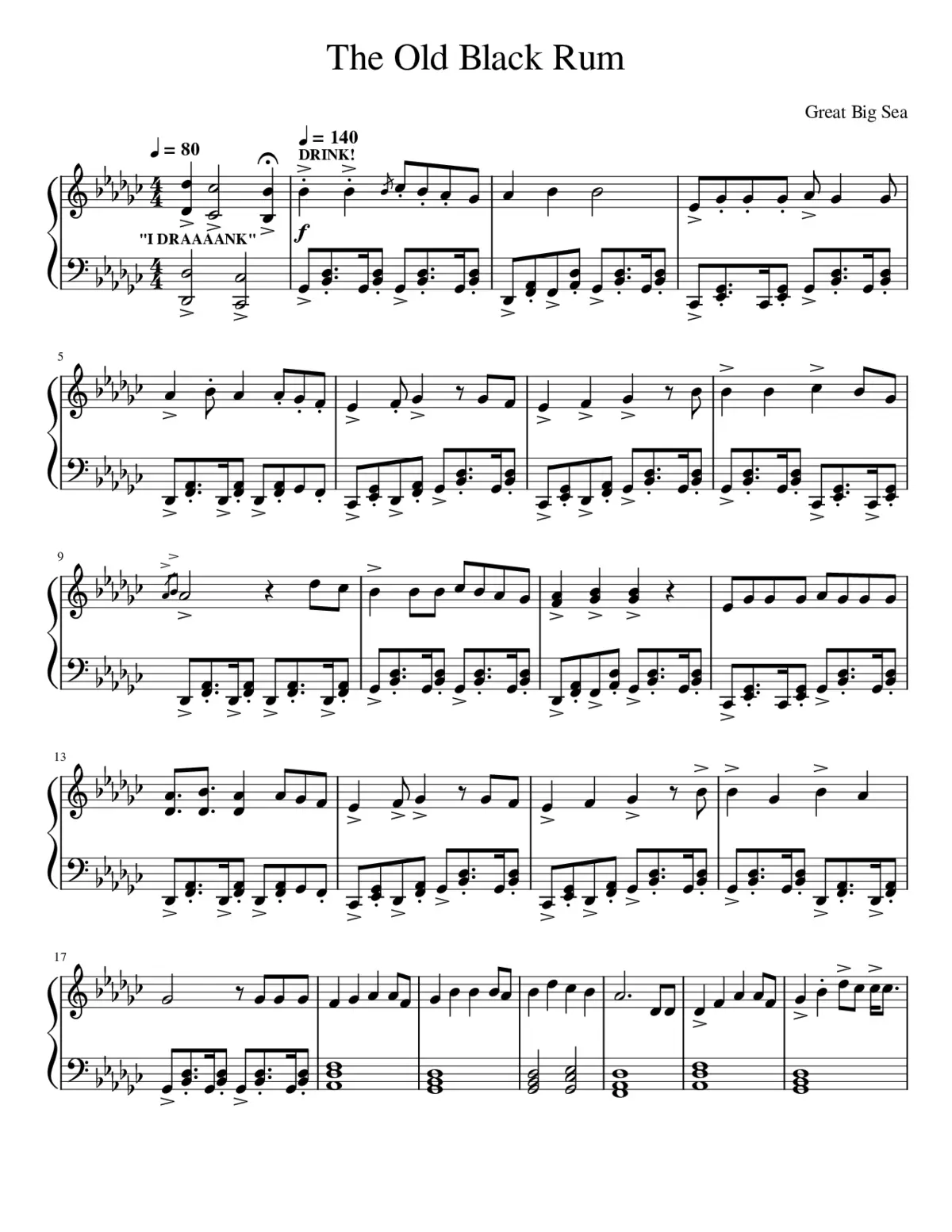 the old black rum - Page 1