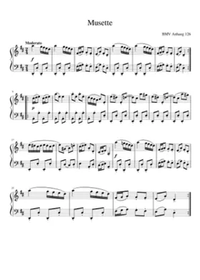 Musette in D major BWV Anh.126