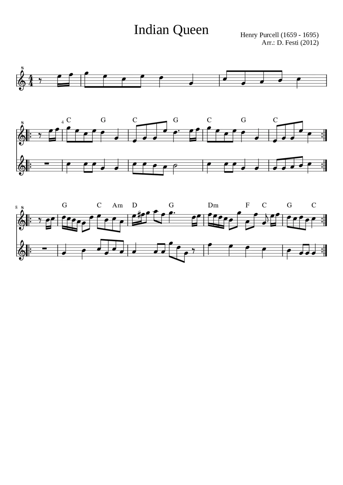 Indian Queen - Page 1