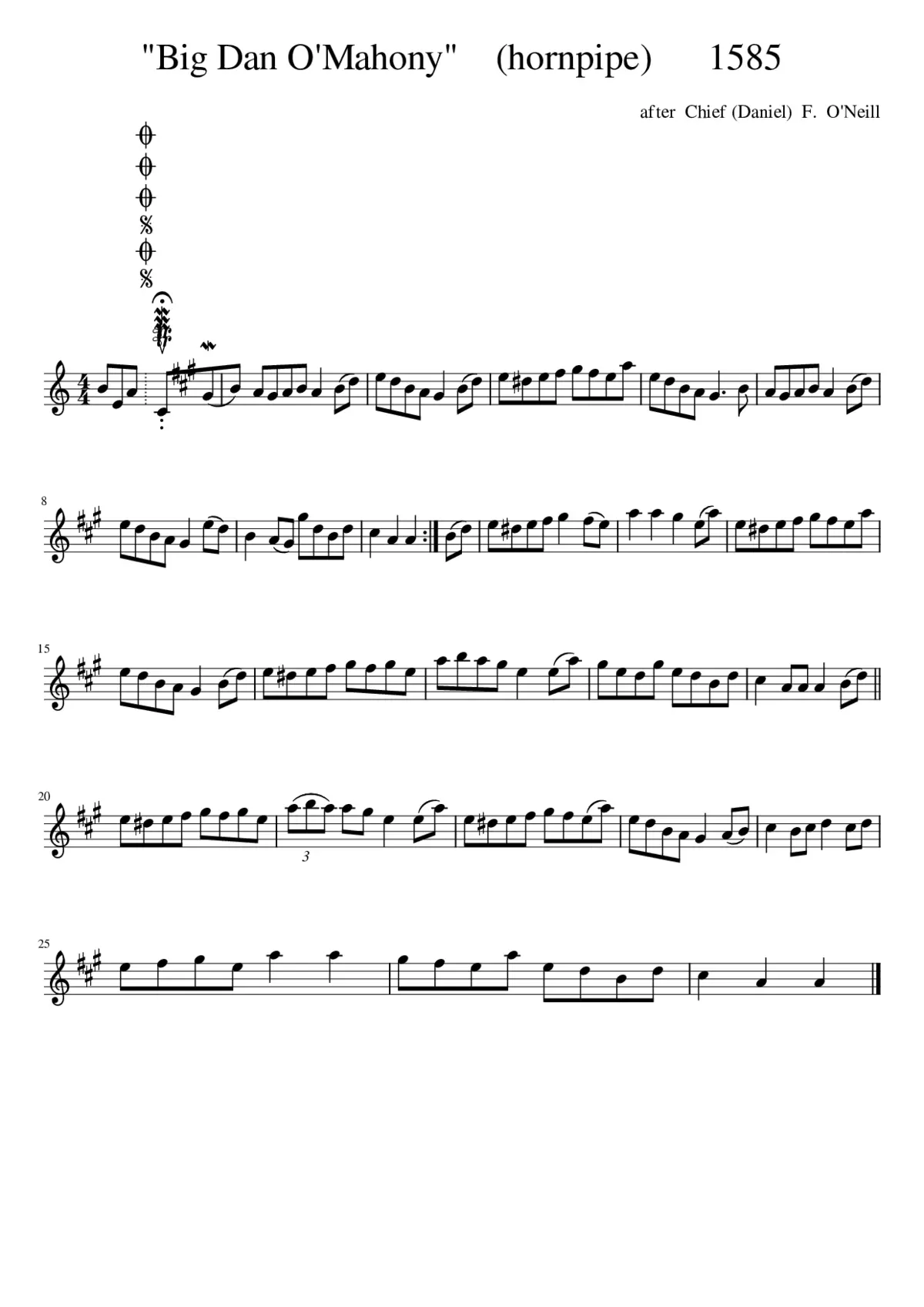 Big Dan O'Mahony - Page 1