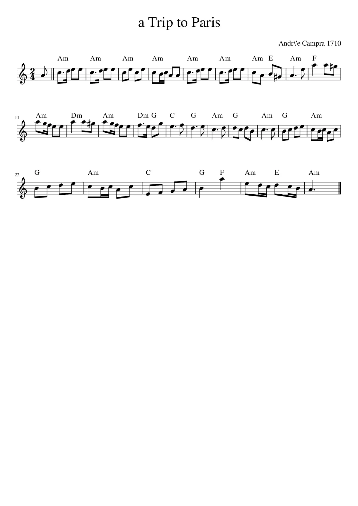 A Trip To Paris - Page 1