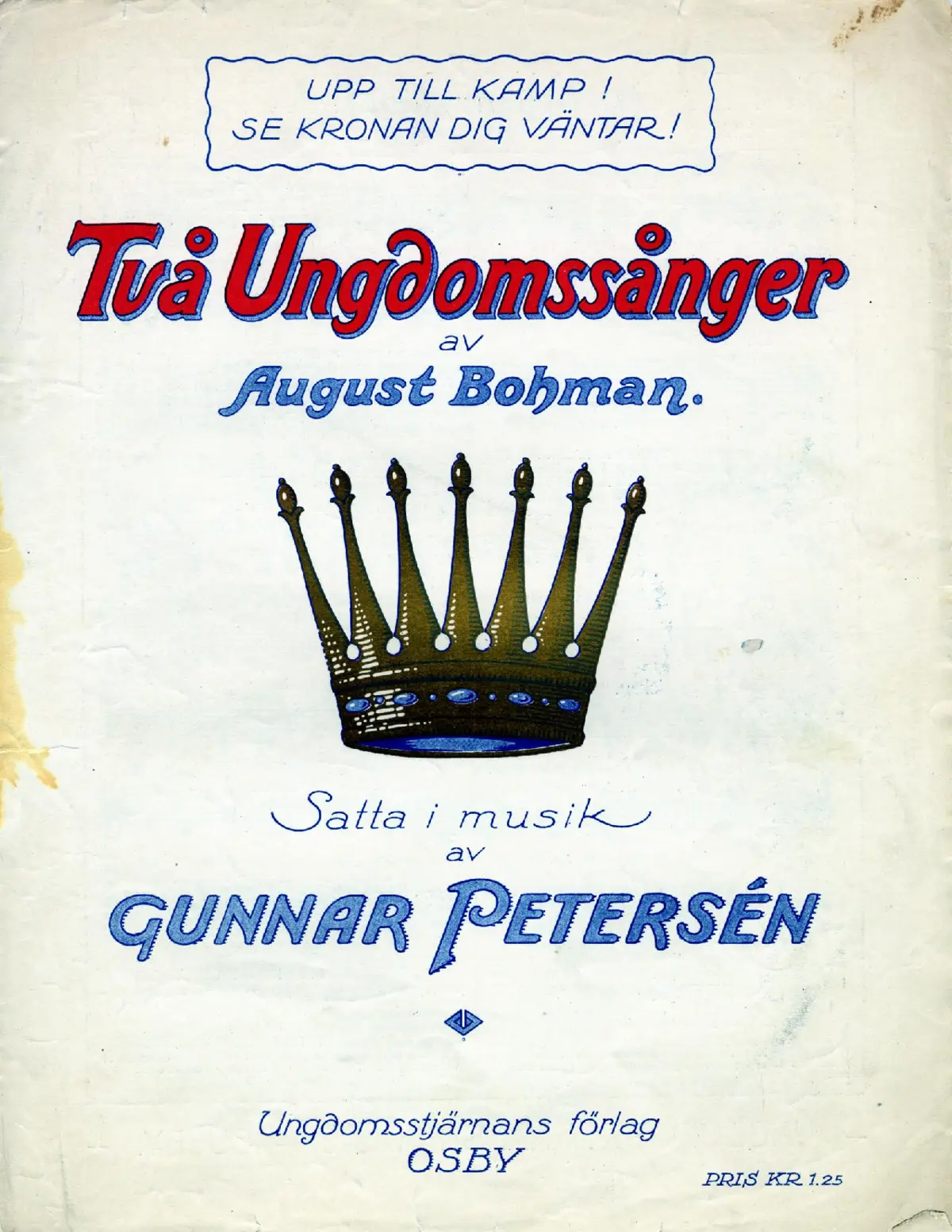 2 Ungdomssanger - Page 1