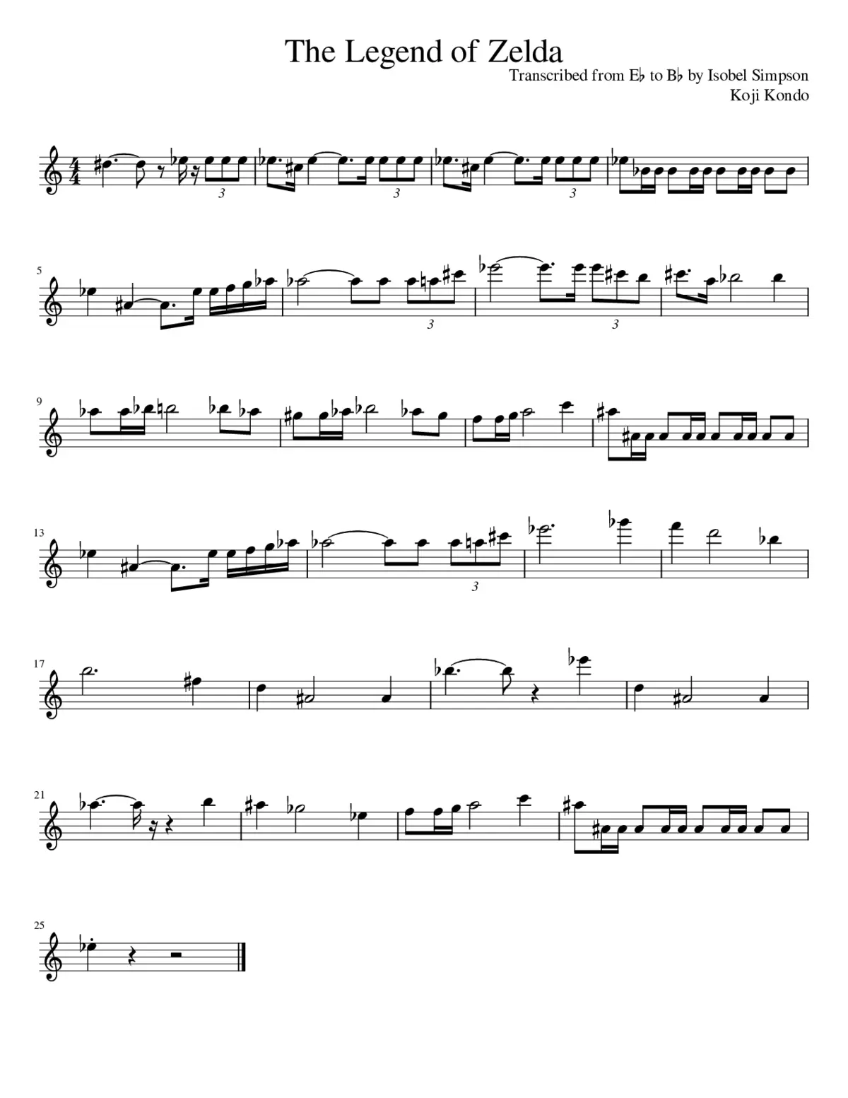 The Legend of Zelda - Page 1