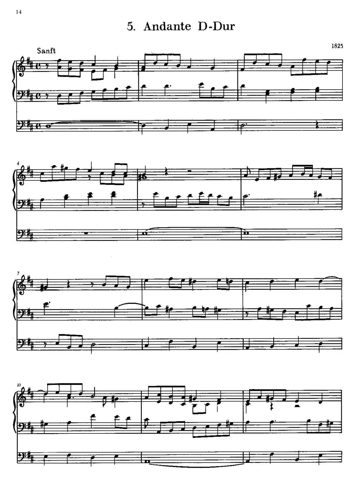 Andante - Page 1