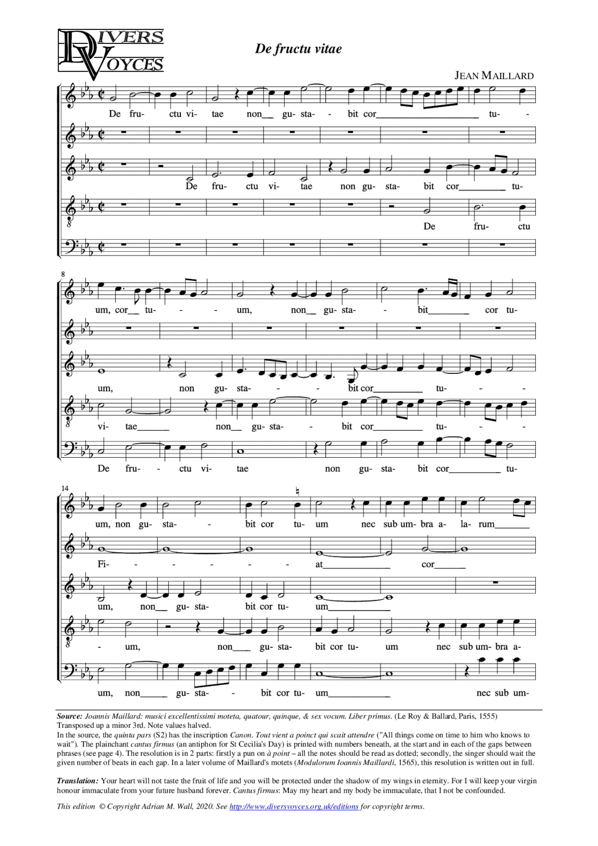 De fructu vitae - Page 1