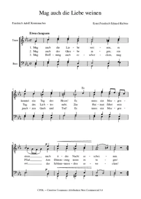 Mag auch die Liebe weinen