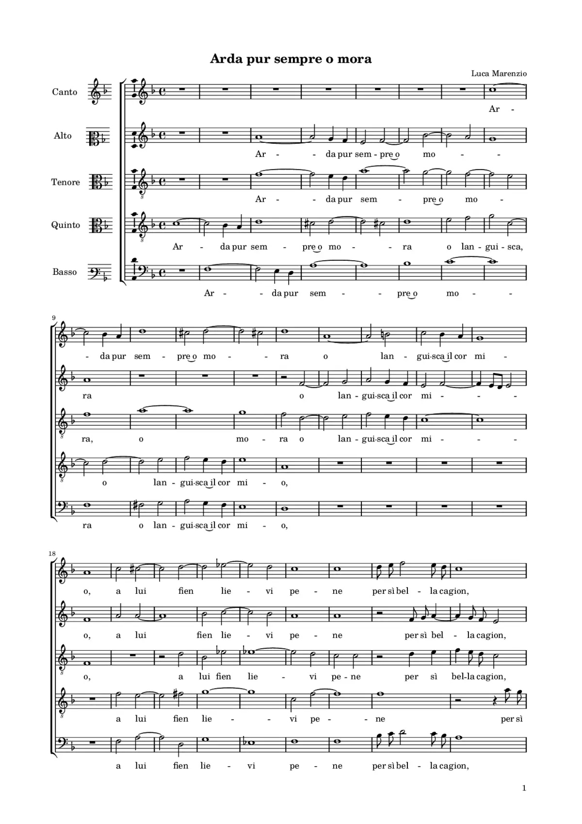 Arda pur sempre o mora - Page 1