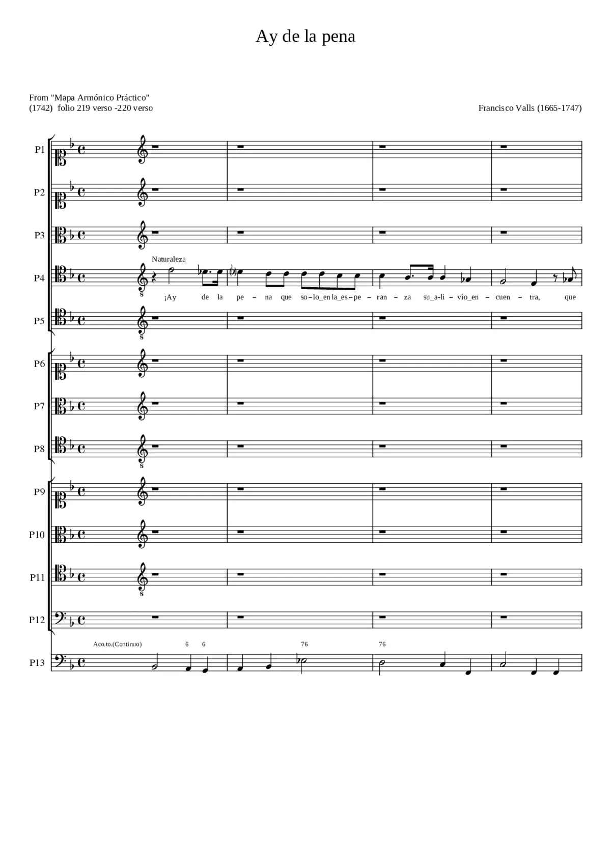 Ay de la pena - Page 1