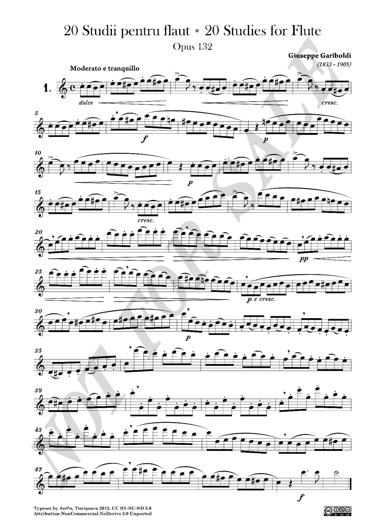 Vingt petites études - Page 1