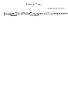 Canzon Terza