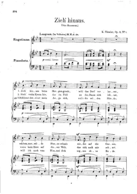 3 Lieder im Volkston