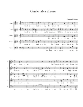 Con le labra di rose