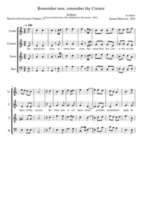 Remember now remember thy Creator