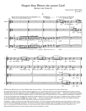 Singet dem Herrn ein neues Lied