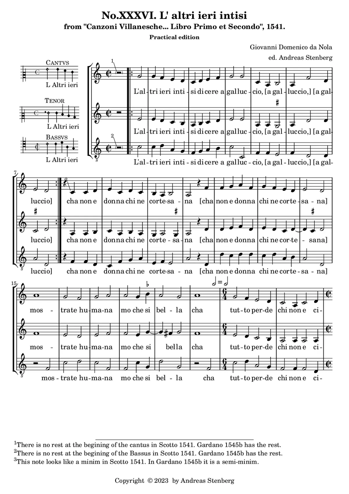 L'altri ieri intisi - Page 1