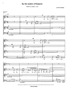 By the waters of Babylon