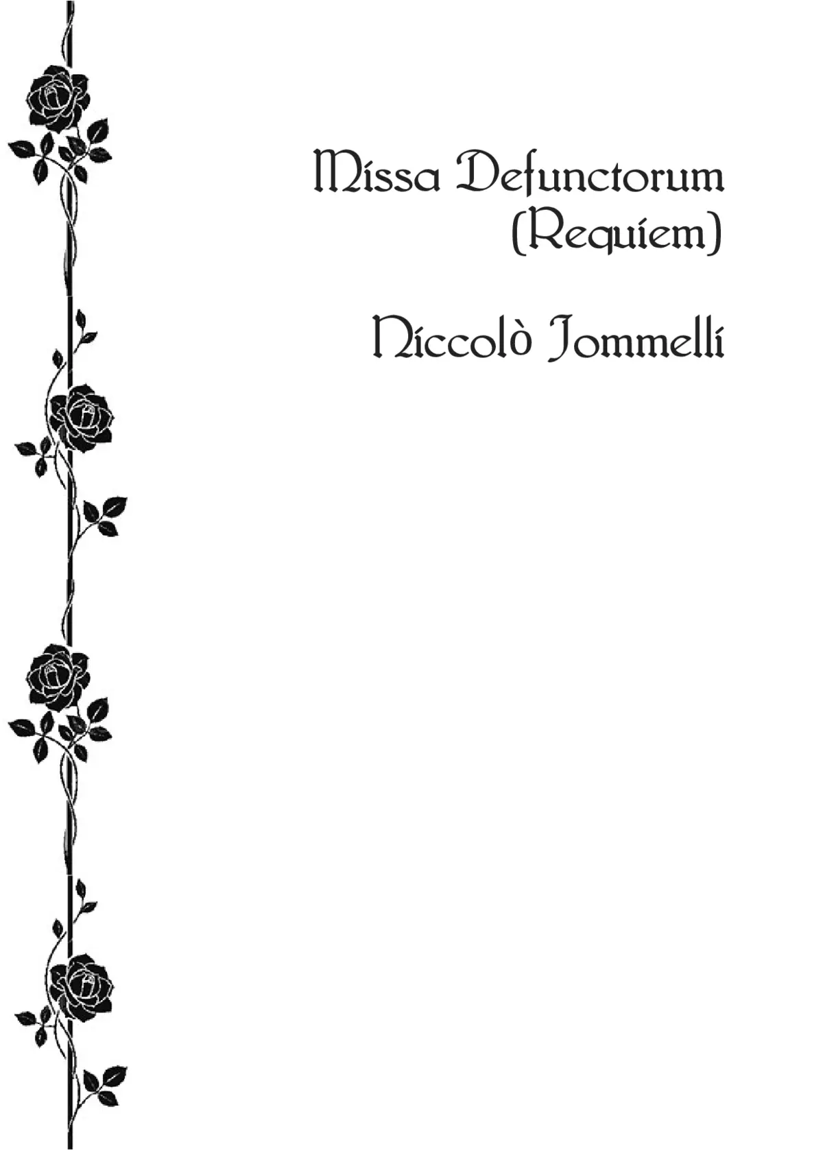 Missa defunctorum - Page 1