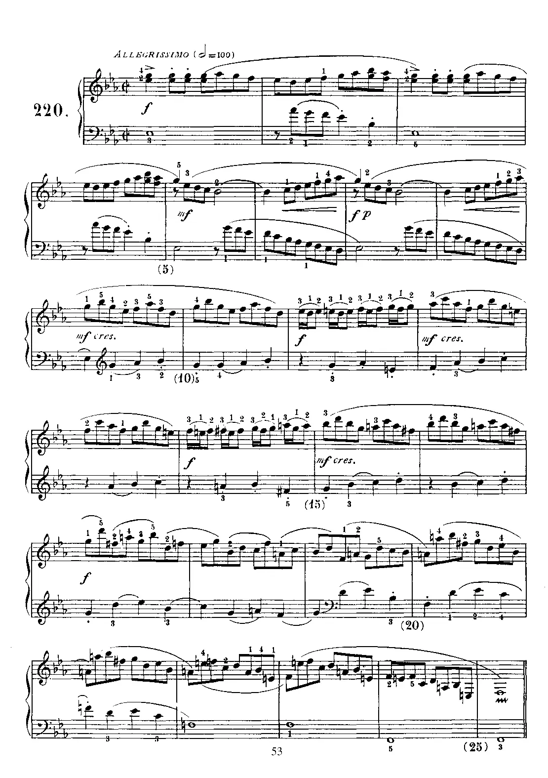Keyboard Sonata in E-flat major - Page 1