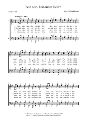 Fein sein, beinander bleib'n