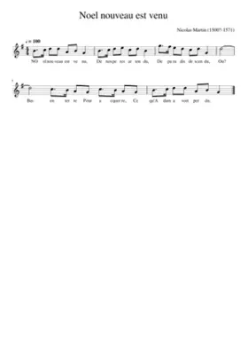 Noel nouveau est venu