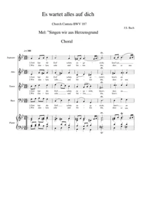 Es wartet alles auf dich BWV 187