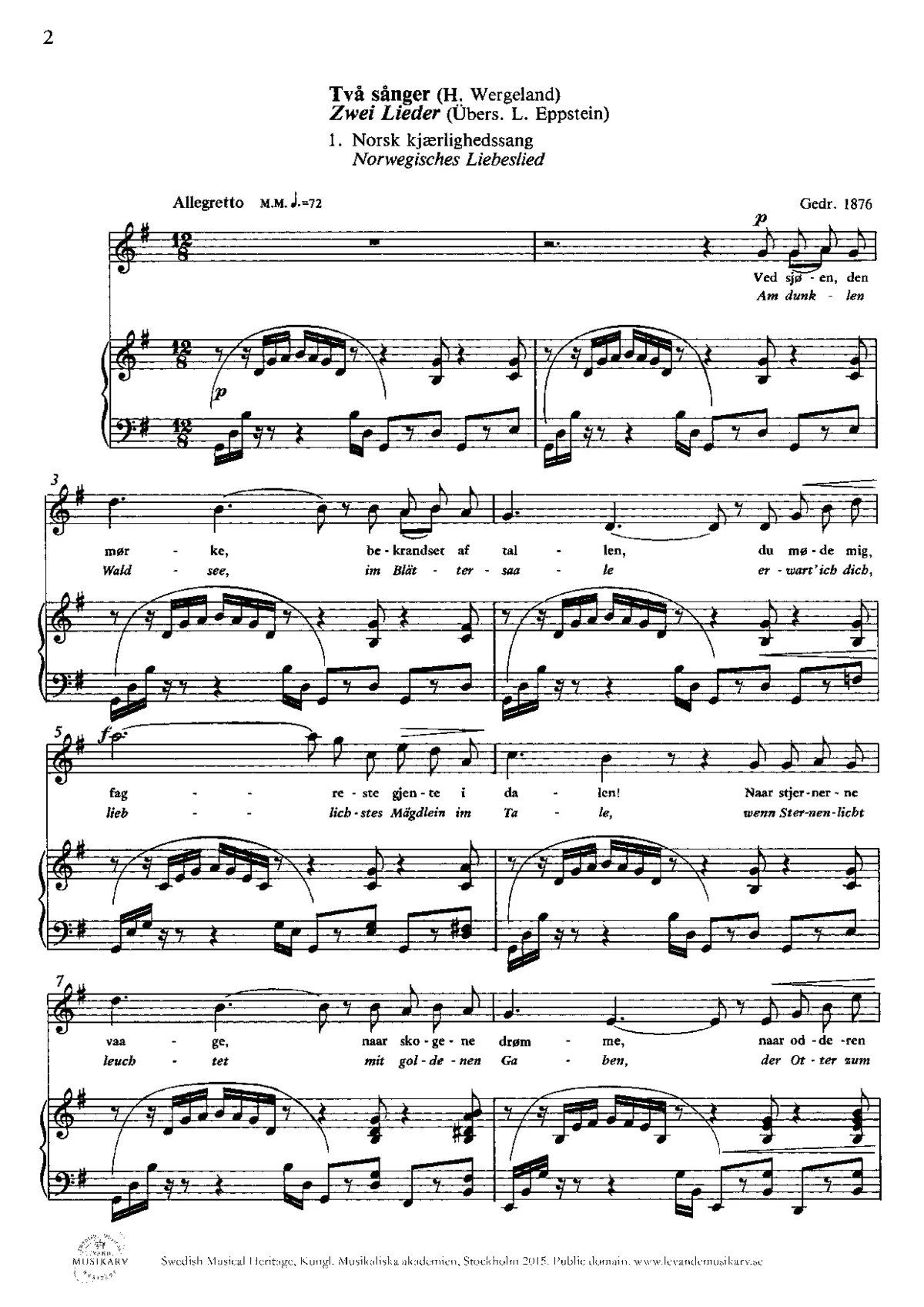 2 Songs - Page 1