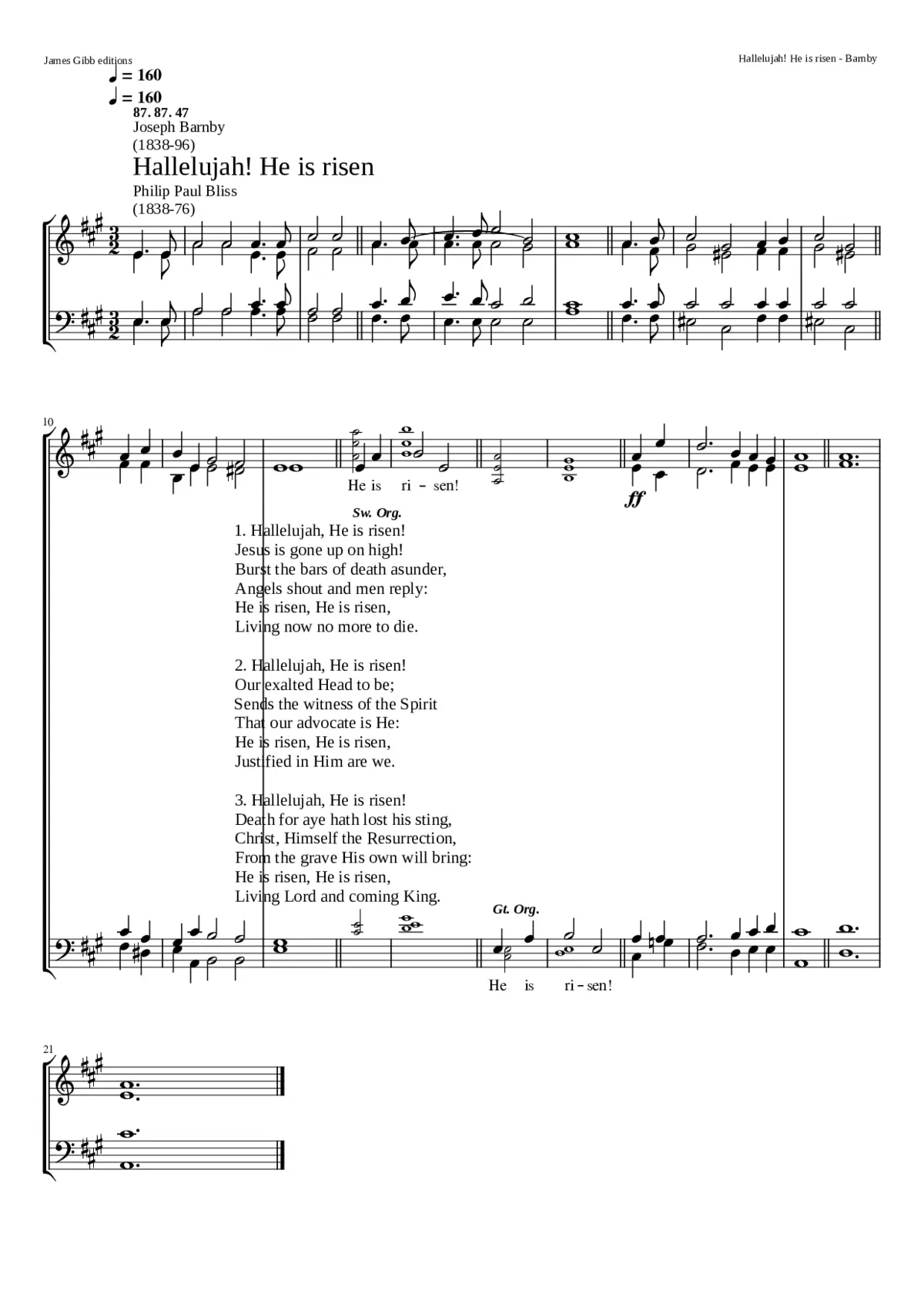 Hallelujah! He is risen - Page 1