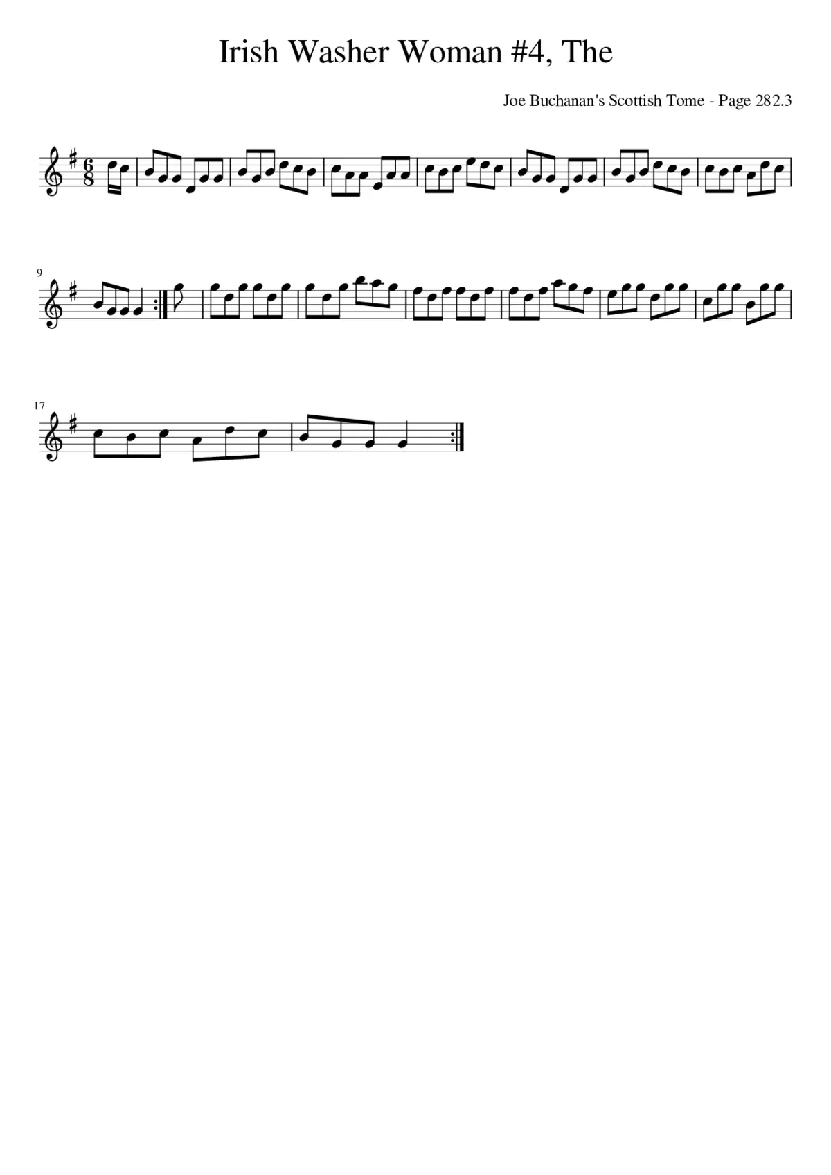 the irish washerwoman - Page 1