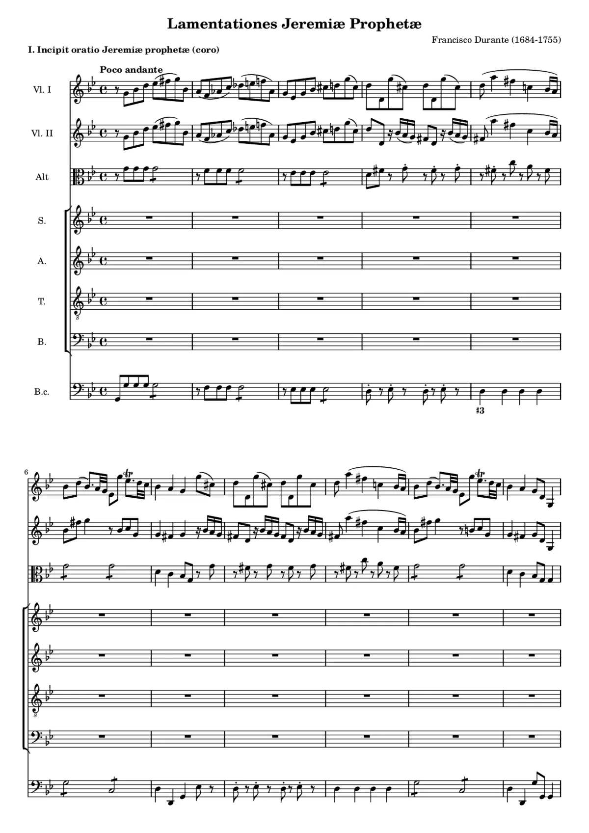 Lamentationes Jeremiae Prophetae - Page 1