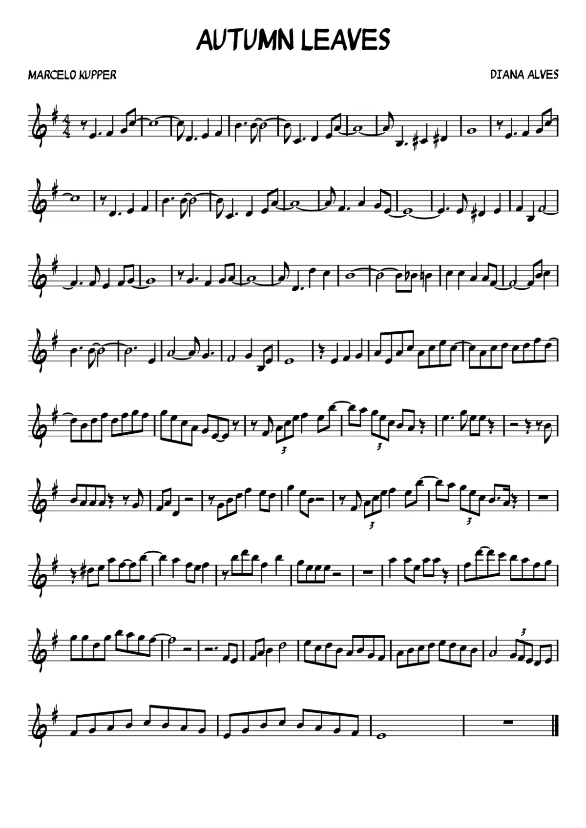 AUTUMN LEAVES DIANA - Page 1