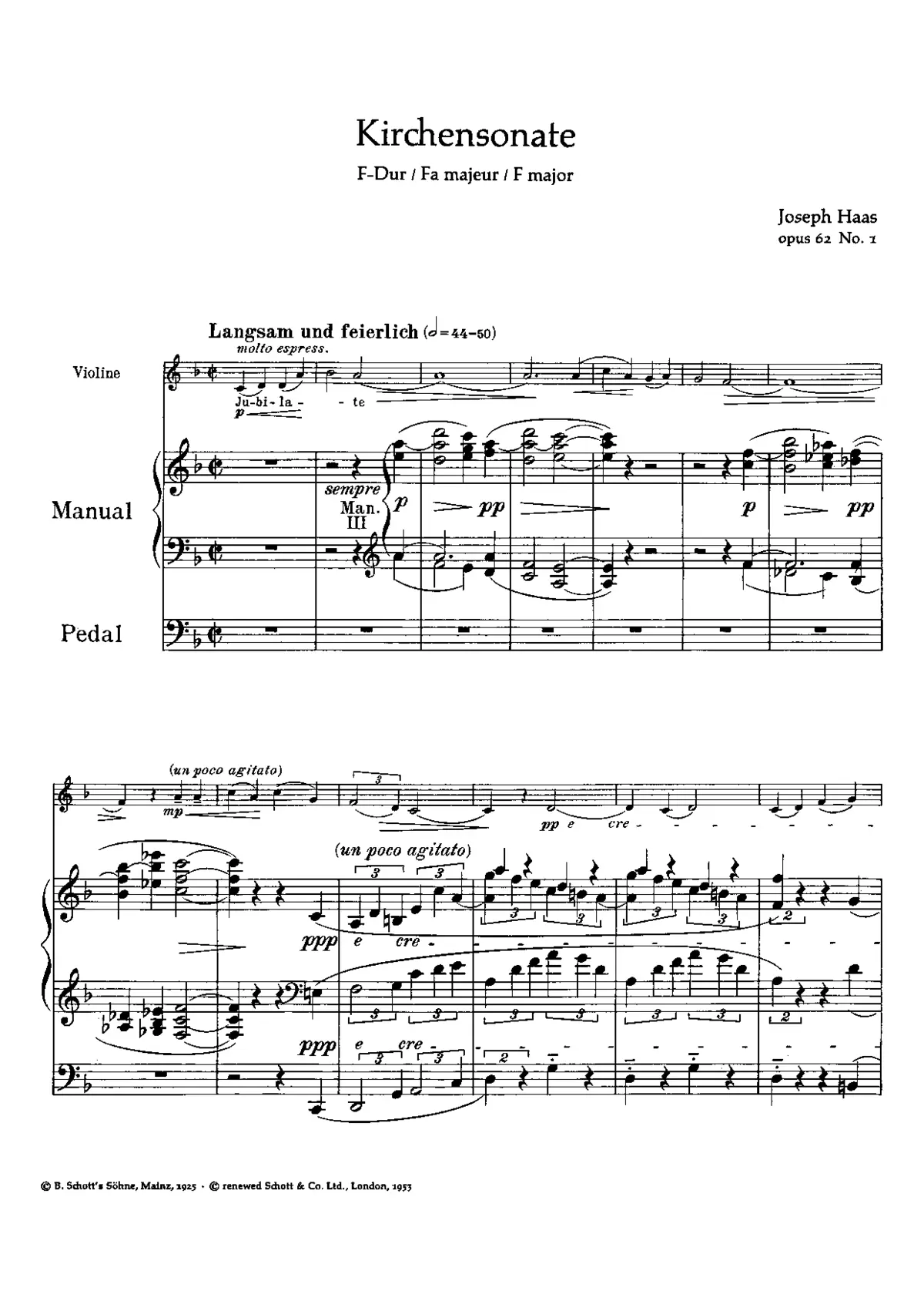 2 Church Sonatas - Page 1