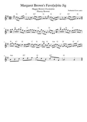 Margaret Brown's Favo[u]rite Jig