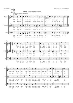 Deh lasciatemi stare