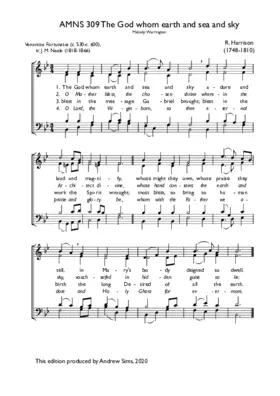 The God whom earth and sea and sky