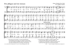 Wir pflügen und wir streuen