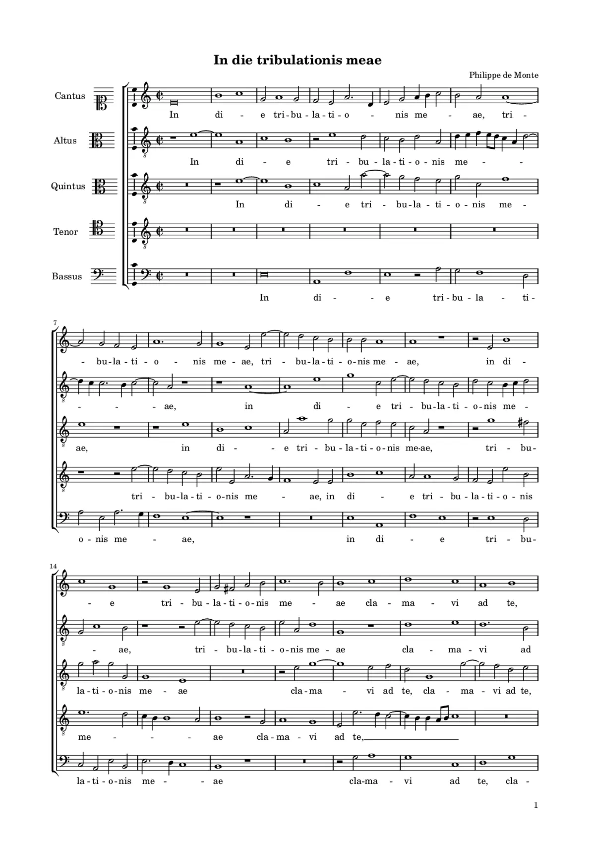 In die tribulationis - Page 1
