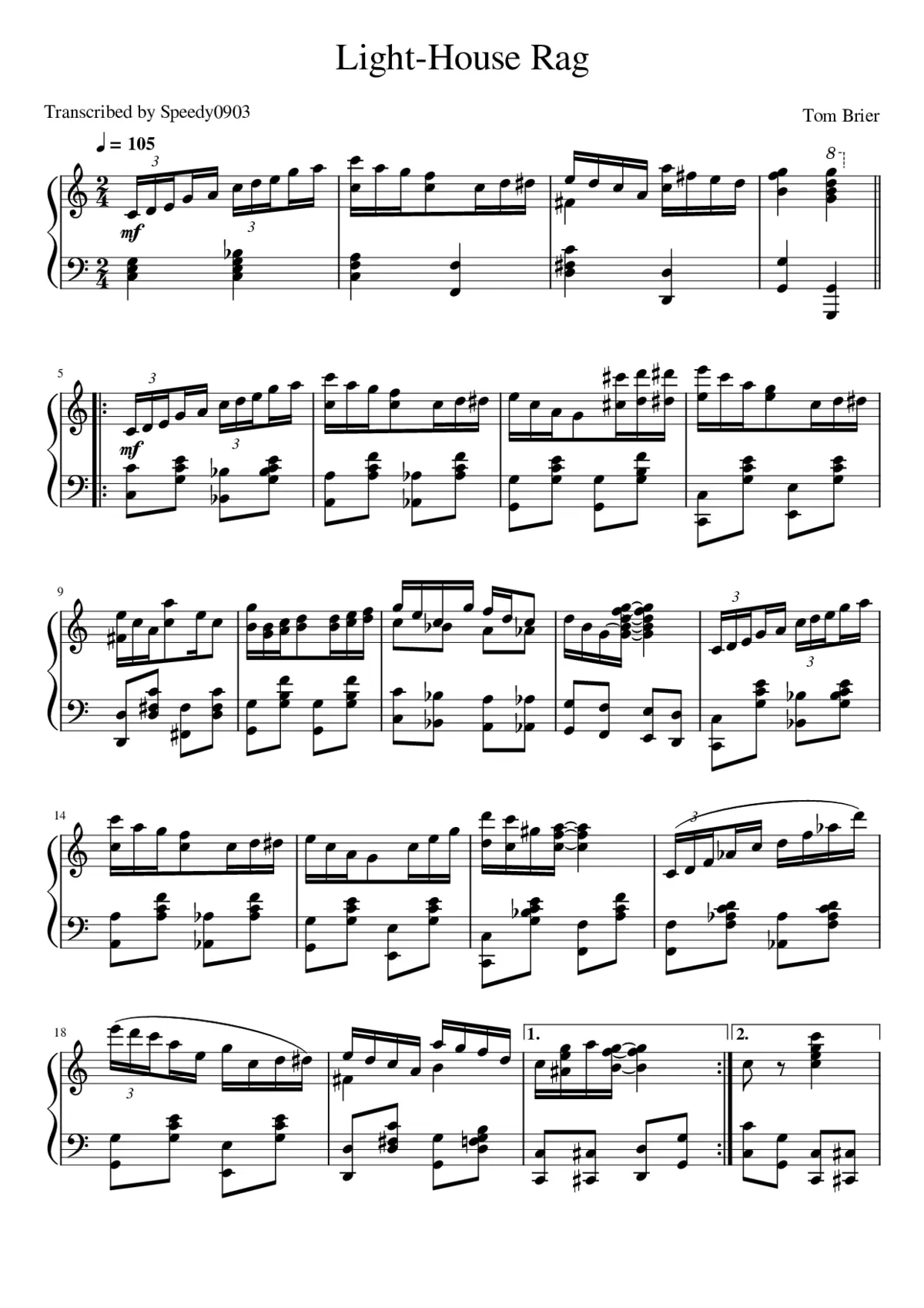 Light-House Rag - Page 1