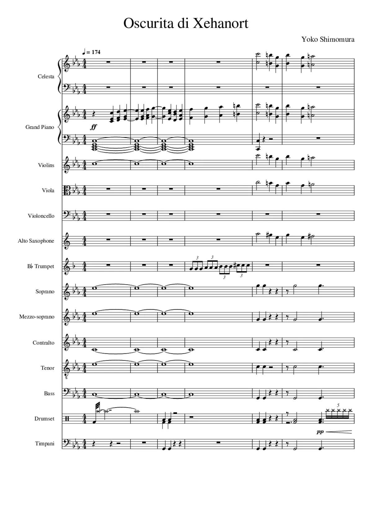 Untitled Piece from Kingdom Hearts III (Oscurita di Xehanort) - Page 1
