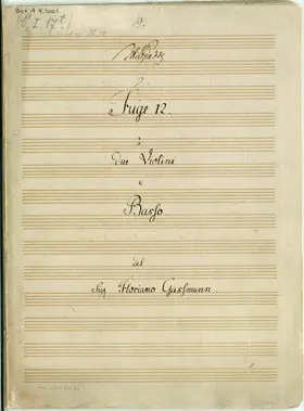 12 Fugues for 2 Violins and Continuo