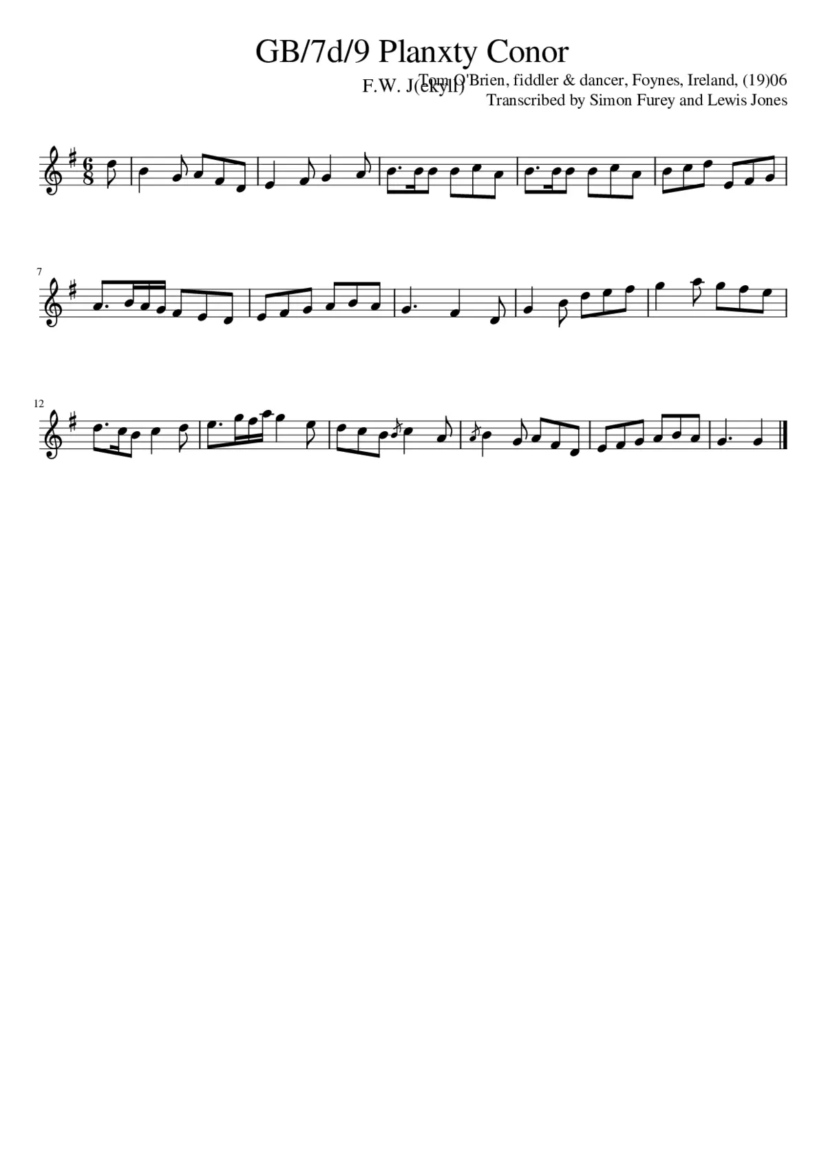 GB/7d/9 Planxty Conor - Page 1