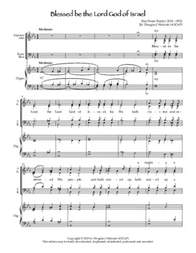 Blessed be the Lord God of Israel