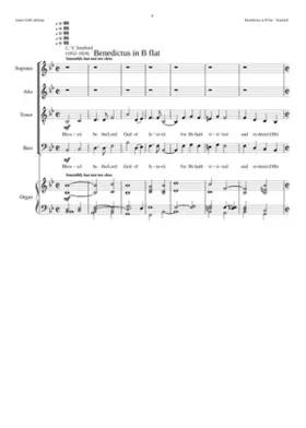 Benedictus in B flat Op.10 No. 3