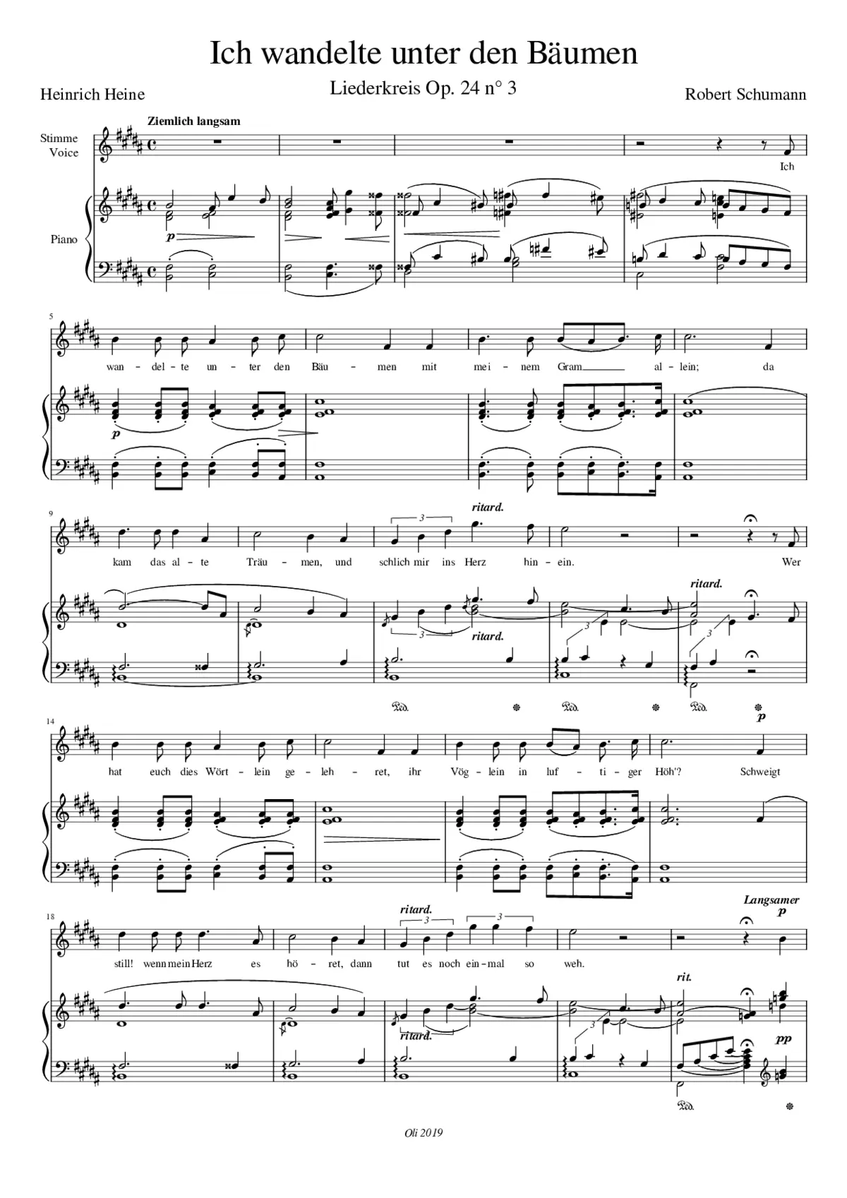 Liederkreis Op.24 - Page 1