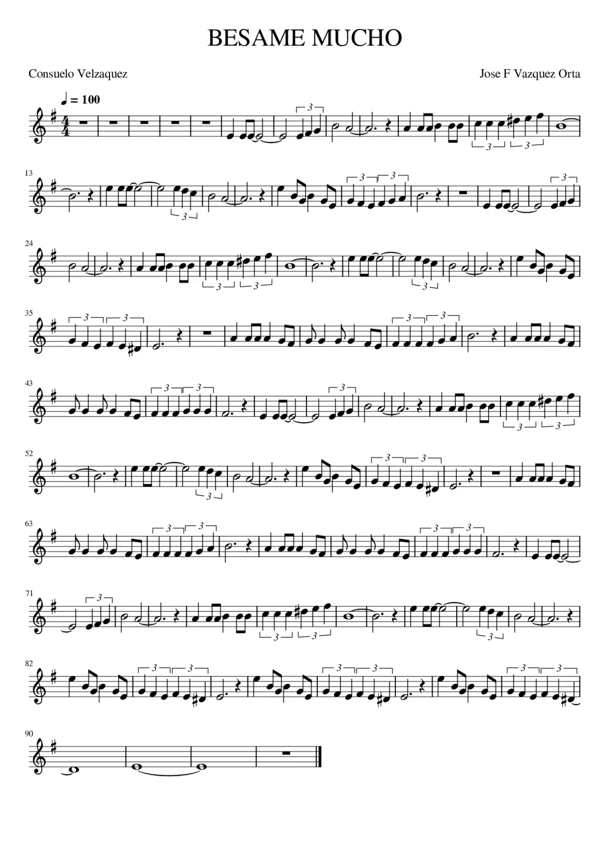 besame mucho - Page 1