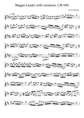 Maggie Lauder with variations. LW.048